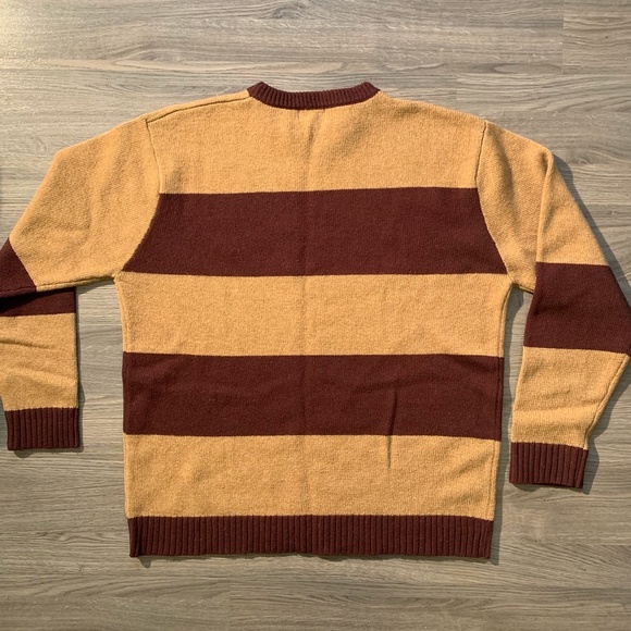 STUSSY Striped Sweater, 100% Wool, US Large - Picture 5 of 5